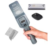 Dual-Band EAS Tag Detacher & Detector, Handheld Device for 58kHz/8.2MHz RF Specifications, Essential Security Tool for Retail Inventory Management