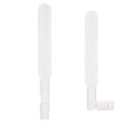 Dual Band High Gain Wireless WiFi Antenna 2.4G/5G/5.8G Omnidirectional SMA Interface for Router, Black (White)