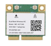 Dual Band Network Card, Wireless Network Card, Wireless Wifi Card, Network Card Mini PCI-E Gigabit Dual Band for Bluetooth 4.2 Wireless Wifi MC AC7265