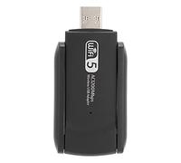 Dual Band USB Adapter, USB 3.0 IEEE 802.11ac/a/n/g/b ABS High-Gain Wifi Card 1200M Wireless Adapter for Windwos for with Drive Disk