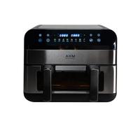Dual Basket Air Fryer, 10L Capacity, Removable Divider, 8 Presets, Dual Cook, Smart Touch Control, Visual Windows