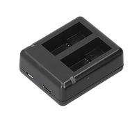 Dual Battery Charger, Camera Battery Chargers Support Type C and Micro USB Interface for Hero 9 10 Motion Camera Accessories