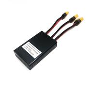 Dual Battery Parallel Connector, XT60 Converter for 20V-72V Electric Bikes, 40A Capacity Increase by Connecting Two Batteries in Parallel