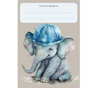 Dual Blank and Wide Rules Notebook: A4, Kids Activity Book, School Writing Book, Half plain / Half lines, 120 pages