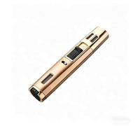Dual Blue Flame Jet Lighter - Refillable Butane Windproof Dual-Flame Lighter for BBQ, Camping, Welding, and Brazing - Portable Pen-Style Design