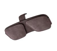 Dual Car Glasses Holder, Magnetic Suede Sun Visor Sunglasses Clip, One-Handed Operation Eyeglasses Hanger, Universal Fit Car Interior Accessory for All Vehicles Drivers