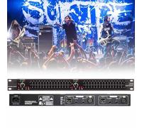Dual-channel 15-band Equalizer, Switchable Boost/step-down Range, Gain Adjustment, Built-in Limiter, Profesional Sound System for Stage Karaoke