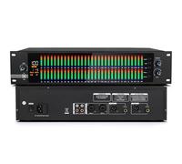 Dual Channel 31-Band Audio Equalizer, 2U Professional Rack Unit with LED Visual Spectrum, 10 Customizable Effects, Independent 3-Band Tone Control, for Studio & Live Sound,Natural