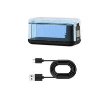 Dual Channel Charger, Fast Charging with LED Display for Insta360 X4 Air, Portable Type-C Travel Case