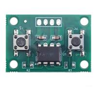 Dual Channel DC Motor Driver Board 10A Reversing Switch Module 3-12V for Arduino Projects Robot Car Control Circuit PCB 28x23mm(10A)
