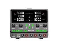 Dual Channel DC Power Supply Variable, 0-60V 10A 20A Independent Output 1-Key Series/Parallel Mode For Repairing High Sensitivity Control(Dual 30V 10A)