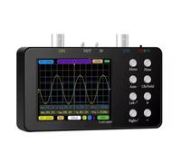 Dual Channel Digital for Automotive Repair Portable | 50m Sampling Rate, Handheld Diagnostics for Phones, 320x240 LCD Display, Black Metal Plastic Body