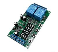 Dual Channel Duration Delay Switching Module 7-30V DC Adjustable Timer