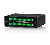 Dual Channel LED Sound Level Meter Display MIC Music Spectrum Visualizer Home Audio Splitter Adapter