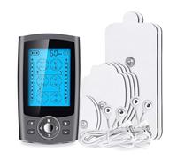 Dual Channel Tens Machine Pain Relief Machine Full Body Acupuncture Massage with 24 Massage Modes for Relieving Back Neck Stress Sciatic Pain