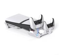 Dual Charging Cooling Stand for PS5 ProSlim 3 Level Fan for Effective Heat Management