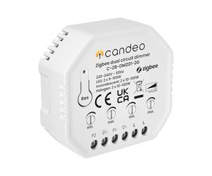 Dual Circuit Zigbee Smart Dimmer Switch Module -LED & Halogen | No Neutral Required | Compatible with Home Assistant, zigbee2mqtt & other zigbee hubs
