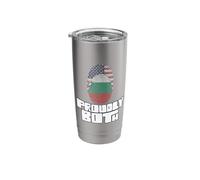 Dual Citizenship Proudly Both Bulgaria Stainless Steel Insulated Tumbler