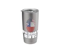 Dual Citizenship Proudly Both Chile Stainless Steel Insulated Tumbler