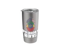 Dual Citizenship Proudly Both Ethiopia Stainless Steel Insulated Tumbler