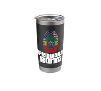Dual Citizenship Proudly Both Ethiopia Stainless Steel Insulated Tumbler
