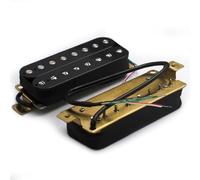 Dual Coil 8 String Electric Guitar Humbucker Pickups Neck & Bridge Pickup Black(Color:Without frame,Size:1 Neck)