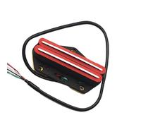 Dual Coil Bridge Pickup Dual Rail Pickup for Electric Guitar Electric Guitar Instrument Pickups(Red)