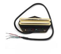 Dual Coil Bridge Pickup Dual Rail Pickup for Electric Guitar Electric Guitar Parts Pickup(Light Yellow)