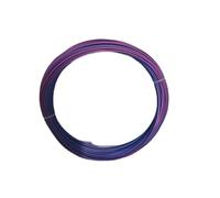 Dual Color Filament Silk 1.75mm 1kg 500g 250g 3D Printer Plastic Material Two Colors Filament PLA Black Red Green Bundle(Random Color-50gx2)