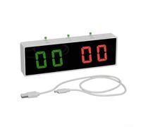 Dual-Color LED Digital Pool Scoreboard Rechargeable, Built-In Reminder Buzzer And Quick ForScore ForSync, Clear Readable Electronic Counter For Indoor Snooker Billiard Hall Competitions(1200ma)