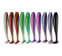 Dual-Color Paddle Tail Baits 5cm Tear-Resistant(B)