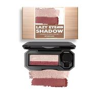 Dual Colour Eyeshadow, Perfect Dual Color Eyeshadow Palette, Double Colors Eyebrow Powder Waterproof Lazy Eye Shadow Pallets for Women, Portable Eyeshadow Palette, Highly Pigmented, Long-Lasting (E#)