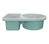 Dual-Compartment Seasoning Box Portable Portioning Freshness Container Lidded Sauce Food-Grade Silicone Container Dip Box Seal