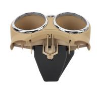 Dual Cup Holder Bracket Stylish Look Easy Access Sturdy Construction For Class C219 2007 2010 Car Drink Holder (Beige)