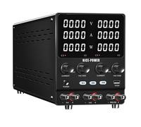Dual DC Power Supply - Adjustable Switching Regulated Bench Power Supply with 4-Digit LED Display and Overcurrent Protection for Laboratories and DIY Projects