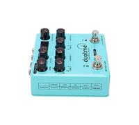 Dual delay effect, independent control guitar delay pedal with 40 second stereo loop for audio equipment