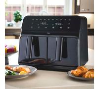 Cooks Professional Dual Air Fryer Oven Cooker Digital Twin XL 8L Healthy Oil Free Double Basket