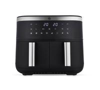 Dual Digital Air Fryer By Swan SD10518BLK - 7.6L 2850w Vortex in Black