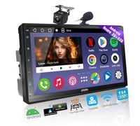 Dual Din Android Car Stereo 8 Core Android Head Unit Fully Laminated Display Chatgpt Wireless Carplay Android Auto ATOTOEXCEL A6PF GPS LRV WiFi/BT/USB (7