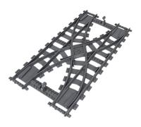 Dual-direction Switchable Track Building Blocks Set, Creative Assembled Track Ornament for Home Desktop Display Decoration