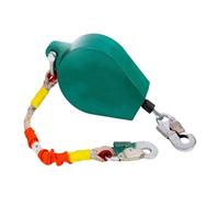 Dual Disc Brake Self Retracting Lifeline, Anti-Ratchet Fall Protect Lanyard, With Self-Locking Hook, Flame Retardant Steel Wire Rope For Construct Aerial Working