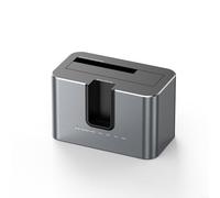 Dual Disk Slot Enclosure For M 2 NVMe And For SATA Drives Featuring Offline Copy Function, Smart Power Management, And Fast Data Transfer Speeds