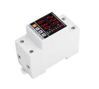 Dual Display 40A 63A 230V Din Rail Adjustable digital Over Under Voltage