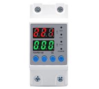 Dual Display Adjustable Over Voltage Current and Under Voltage Protective Device Protector Relay 40A 63A 220V 230V