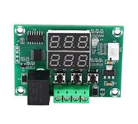 Dual Display Digital Temperature Controller Module, XH W1219 Digital Thermostat -50°C-110°C Control Accuracy 0.1 High Temperature Alarm 10A Relay Sensor, Compact Design for