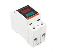 Dual Display Electricity Meter for AC Voltage and Current Measurement with Flame Retardant PC Housing AC50-500V 0-100A