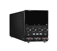 Dual Display Lab Power Supply Adjustable 3 Channel, 110V 220V Digital Power Source, 30V 5A, 30V 10A, 60V 5A, 120V 3A, Multiple Output(120V 3A,110V)