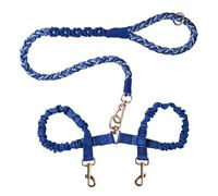 Dual Dog Leash,Double Dog Leash,360 Swivel No Tangle Walking Leash,Comfortable Shock Absorbing Reflective Bungee for Two Dogs
