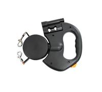 Dual Double Retractable Dog Lead and Leash for 2 Small Dogs - 10m Extendable 360° Tangle-Free with LED Light, One Button Control Break & Lock, Reflective Nylon Heavy Duty for Tangle Control