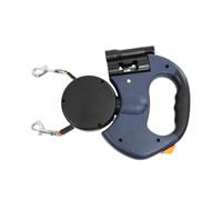 Dual Double Retractable Dog Lead and Leash for 2 Small Dogs - 10m Extendable 360° Tangle-Free with LED Light, One Button Control Break & Lock, Reflective Nylon Heavy Duty for Tangle Control